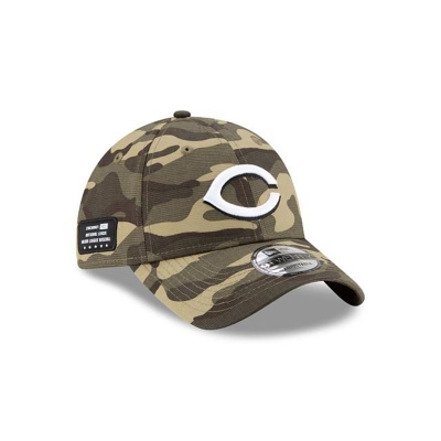 Sapca New Era Cincinnati Reds MLB Armed Forces Weekend 9TWENTY Adjustable - Verzi